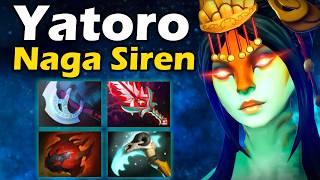 Яторо на Наге, Безумная Игра от Лучшего Керри - Yatoro Naga Siren 7.36 ДОТА 2