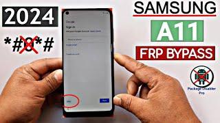 Samsung A11 (A115F) Frp Bypass Android 11 UI 3.1 Without Pc Samsung All  Model frp bypass android 12