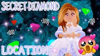 SECRET DIAMOND LOCATIONS in ENCHANTIX and ROYALE HIGH w/ JessEmma //Roblox Royale High SECRETS