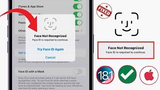 Как исправить неработающий Face ID на iPhone (iOS 18.1) || Face ID не работает на iPhone (решено)