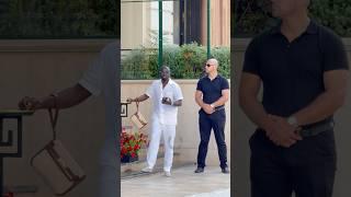 Big Boss needs Big Bodyguard in Monaco at Hotel Paris #billionaire #monaco#luxury#trending#lifestyle