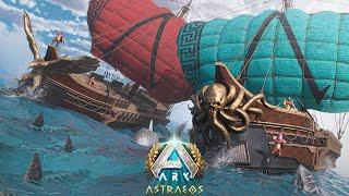 We Built Gigantic Greek Ships and Sailed the Ocean! | ARK Astraeos [Episode 3]