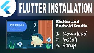 How to download & install Flutter and Android Studio on Windows 10 | Flutter installation tutorial