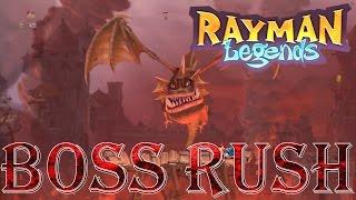 Rayman Legends - Boss Rush (All Boss Fights, No Damage)