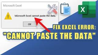 FIX Excel: "Microsoft Excel cannot paste the data"