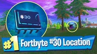 Fortnite Fortbyte #30 Location - Found Somewhere Between Haunted Hills And Pleasant Park