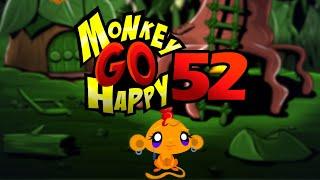 Игра "Счастливая Обезьянка 52" (Monkey GO Happy 52) - прохождение