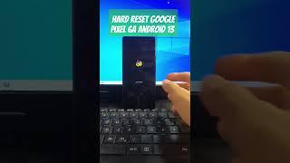 How to Hard Reset GOOGLE Pixel 6A | Bypass Screen Lock Forgotten PIN, Password  #shorts