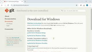 How to install git on windows in 2025|git environment setup|creating local repository using git