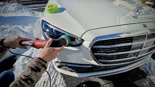 Headlight Restoration Auto Fanatic Process |  Mercedes Benz S580