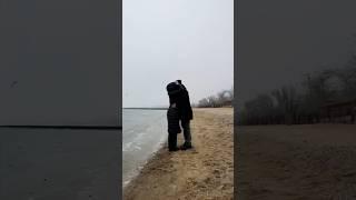 Замерзшее Азовское море и наши горячие сердца #мариуполь #азовскоеморе