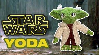 Como tejer a YODA de Star wars amigurumi paso a paso tutorial tejido ganchillo crochet