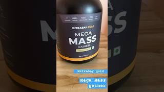 Unboxing || NUTRABAY GOLD || MEGA MASS GAINER  #gains #shorts