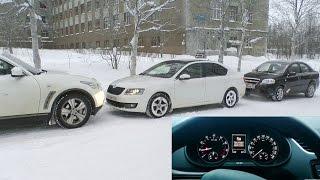 Проверяем ассистент выезда с парковки Skoda Octavia A7. Park Assist.