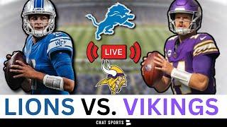 Lions vs. Vikings Live Streaming Scoreboard, Play-By-Play, Game Audio & Highlights | NFL Week 7