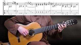 The Witcher 3: Wild Hunt - Spikeroog (Classical Guitar Tabs Cover Fingerstyle Acoustic Music)