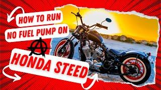 1988 Honda Steed How To run no fuel pump