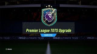 NEW PREMIER LEAGUE TOTS UPGRADE SBC COMPLETED! FIFA 22 ULTIMATE TEAM