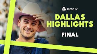 Tommy Paul vs. Marcos Giron For The Title  | Dallas 2024 Final Highlights