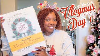 VLOGMAS 2024 | THIS YEARS ADVENT CALENDARS | FAMILY ROOM CHRISTMAS DECOR