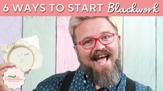 6 Different Ways to Start Blackwork for Beginners | Caterpillar Cross Stitch