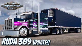 FLATTOP PETERBILT 389 JON RUDA UPDATE | AMERICAN TRUCK SIMULATOR