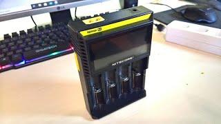 NITECORE Digicharger D4 LCD Display Universal Smart Charger Test/Review