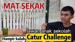 Catur lawan anak sekolah, Matskak kalah?