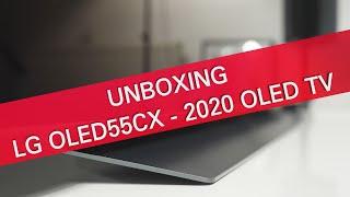 LG OLED55CX 4K UHD TV unboxing