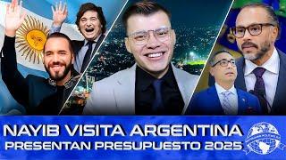 Presentan presupuesto 2025/ Congelan Escalafones/ Bukele en Argentina