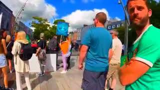 Far Left 'Cork Says Yes' Chants Drown Out Irish Republicans + Roman Catholic Rosary - Open Borders