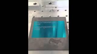 Fiber marking machine works on aluminum