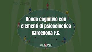 Esercizio di calcio dal Barcellona FC: Rondo cognitivo con elementi di psicocinetica (Con variante!)