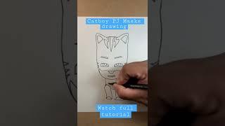 HOW TO DRAW CATBOY #art #drawing #shorts #pjmasks #draw #artist #howto