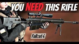 The ONE rifle you'll EVER need! | Fallout 4 Weapon Mods | Accuracy International AX50  Rifle .50Cal