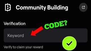 Community Building Blum Video Code | Community Building Blum Today Verification Keyword