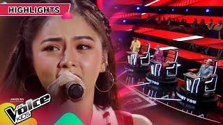 Kim Chiu tries to get the Coaches to spin their red chairs | The Voice Kids Philippines 2023