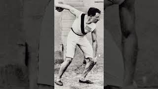 Robert Garrett (USA), winner of the gold medal in discus in the first modern Olympics. 1896