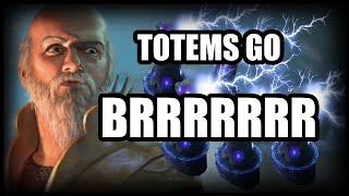 PoE Crucible: Hierophant Lightning Tendril Totems - ZAPPING Ubers!