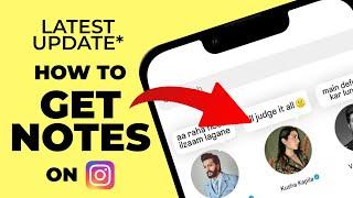 How To Fix Instagram Notes Feature Not Showing [ Android & IOS ] Latest Update 2023