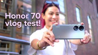 Honor 70 Vlog Test