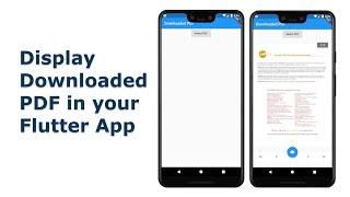 #Flutter How to Display Downloaded PDF in your flutter app using "flutter_plugin_pdf_viewer" package