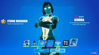 How to Unlock KORRA Skin in Fortnite (Unlock ALL Korra Challenges Quests Reward)