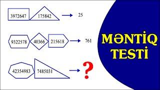 Məntiq sualları və cavabları #1. Məntiq dərsləri, Fatimə müəllimə ilə. asan izah