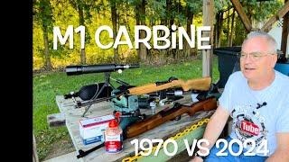 Crosman M1 carbine 1970 vs 2024 (full auto) Bb plinking at 15 yards! Which one will win?