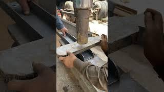Amazing Hydraulic Pressure Press Work  #hydraulic #ironwork #mechanic