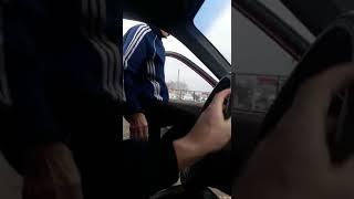 Бабушка в автошколе