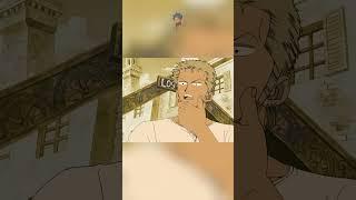 The moment Zoro received the first shock of his life