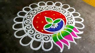 Diwali rangoli designs 2024|diwali beautiful rangoli| diwali deepam muggulu|Super Amazingrangoli