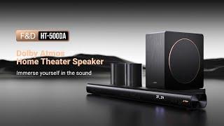 F&D Latest HT-500DA Dolby Atmos Home Theater Speaker | Stunning Cinema-like Audio Experience At Home